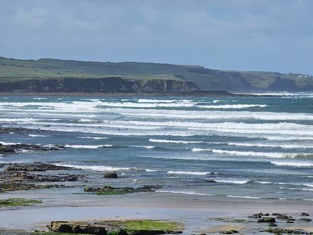 Plenty of swell but a lot of white water on the reefs